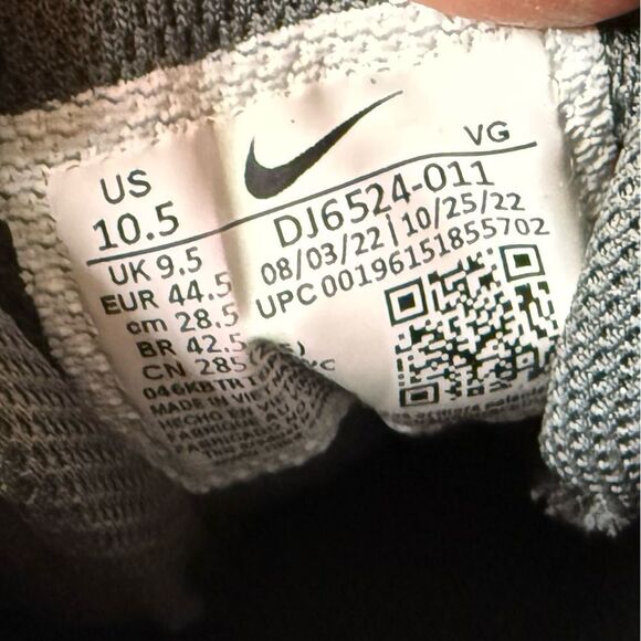 NIKE Akpha Huarache Keystone Baseball Cleats Men's Black - US 10.5 - Picture 6 of 6